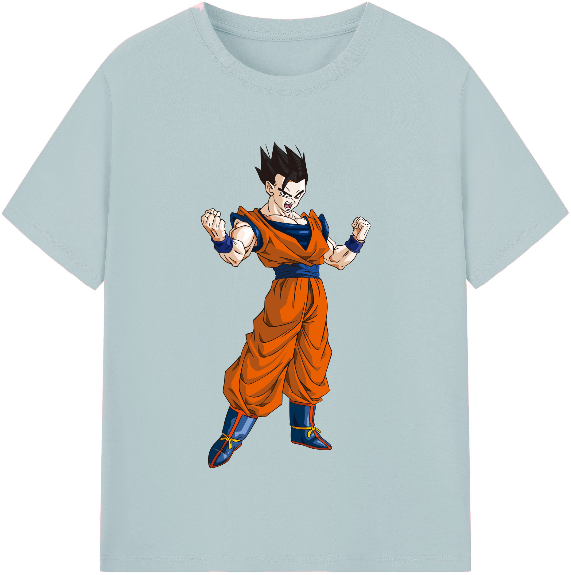 （画像用） ドラゴンボール 孫 悟飯（そんごはん）DRAGON BALL Son Gohan 綿100％半袖Tシャツ（フロントプリント）